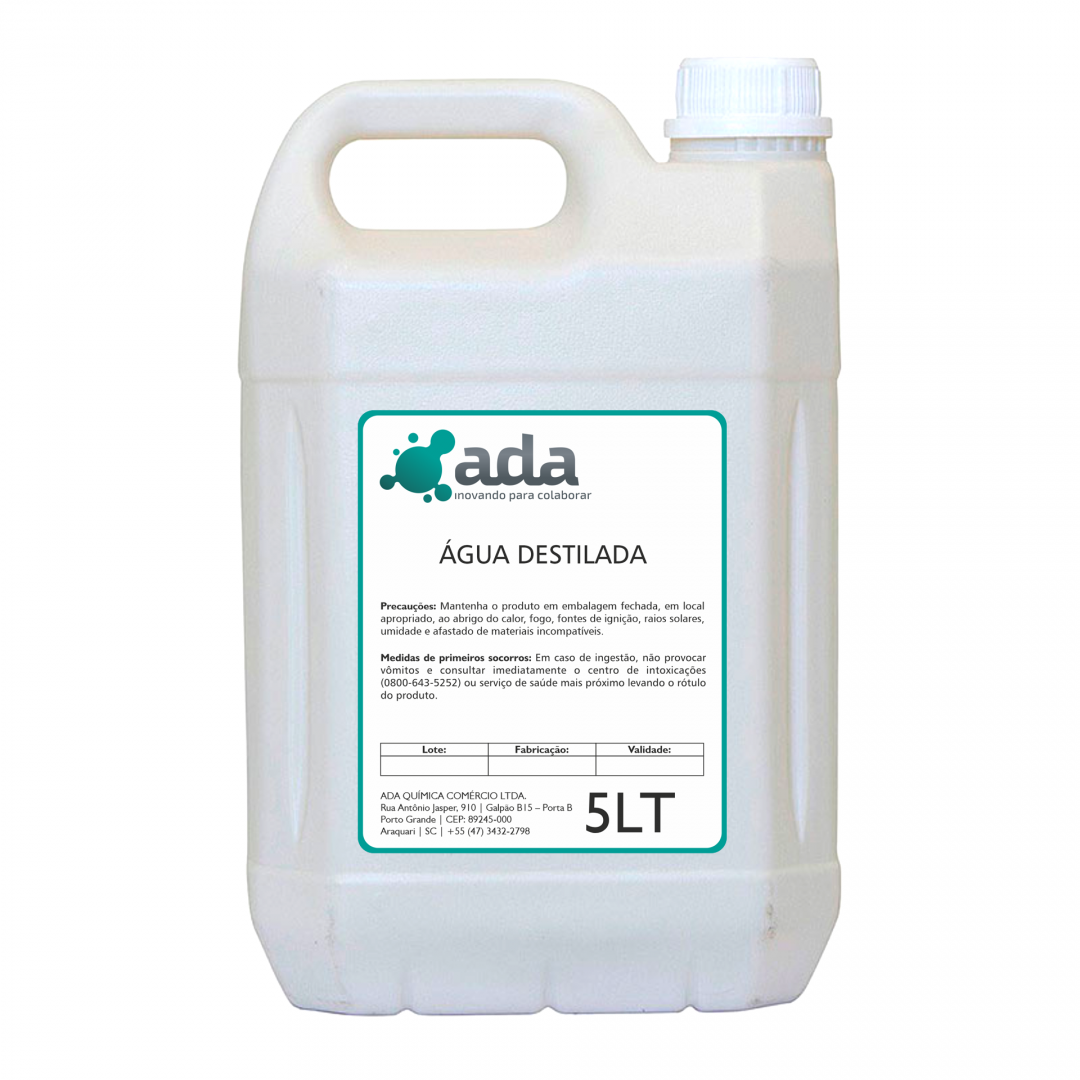 ÁGUA DESTILADA – GL 5LT